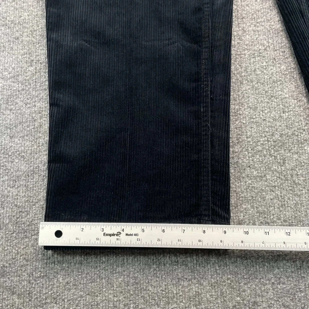 Gap Corduroy Pants Men's 34x30 Black Wide Wale Cotton Khaki